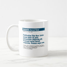 Taza De Café Publicación personalizada Classic 15oz Mug - Azul