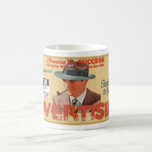 TAZA DE CAFÉ PUBLICIDAD DE RETRO