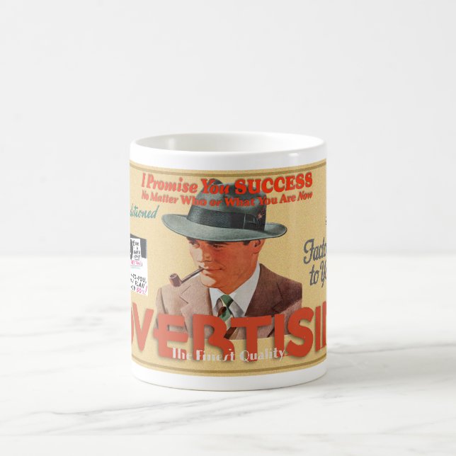 TAZA DE CAFÉ PUBLICIDAD DE RETRO (Centro)