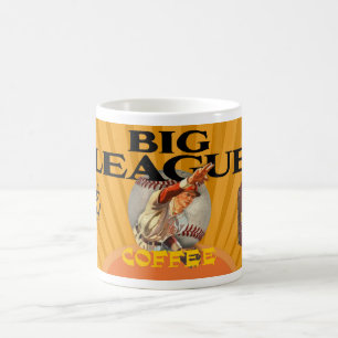 TAZA DE CAFÉ PUBLICIDAD DE RETRO CAFÉ DE GRAN LIGA