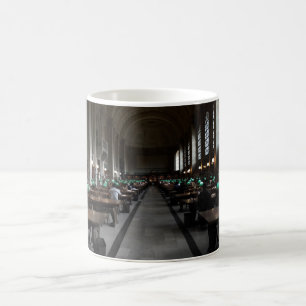 Taza De Café Público-Biblioteca de Cuarto-Boston de la