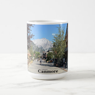 Taza De Café Pueblo de Canmore en Alberta Canadá