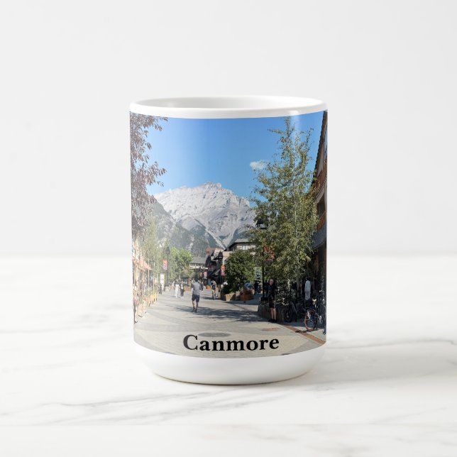 Taza De Café Pueblo de Canmore en Alberta Canadá (Centro)