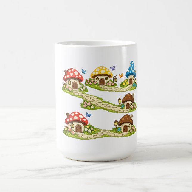 Taza De Café Pueblo de Hongos Pequeños (Centro)