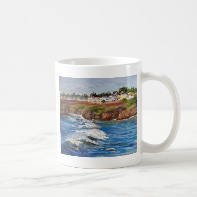 Taza De Café Pueblo de Mendocino (Derecha)