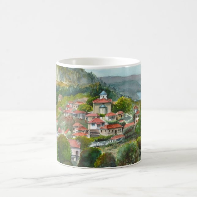 Taza De Café Pueblo griego en Euritania (Centro)