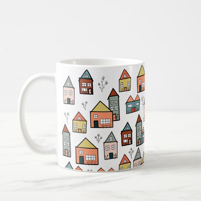 Taza De Café pueblo vintage (Izquierda)