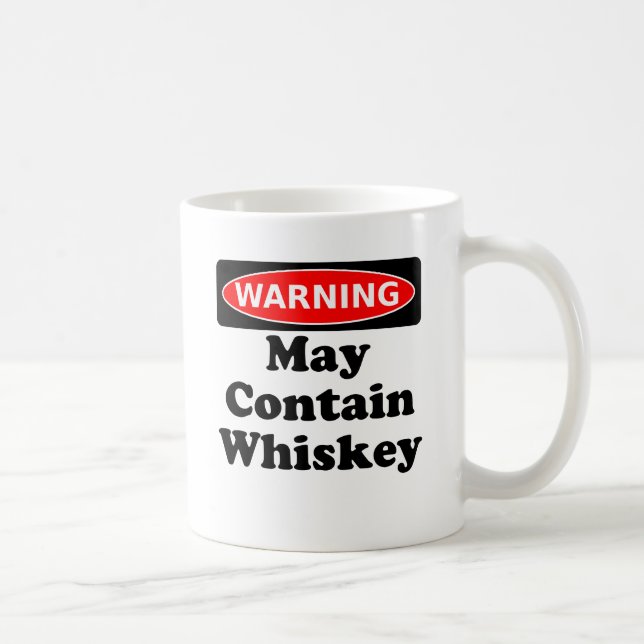 Taza De Café Puede contener el whisky (Derecha)