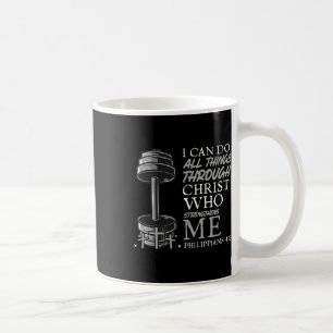 Taza De Café Puede Hacer Todas Las Cosas Levantador de Pesas Cr