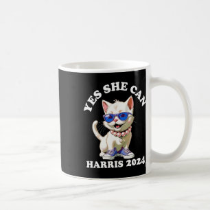 Taza De Café Puede Kamala Harris 2024 Cat Lady