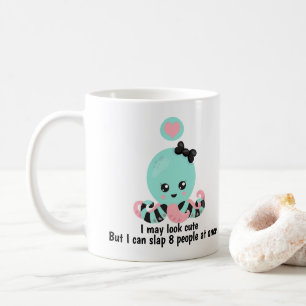 Taza De Café Puede que parezca una bofetada 8 personas un pulpo