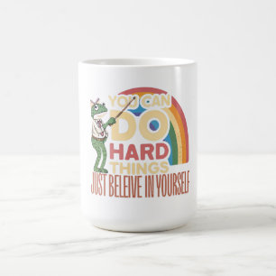 Taza De Café Puedes Hacer Cosas Duras, Escuela Imprimible, Prof
