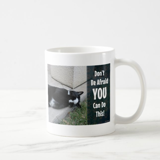 Taza De Café Puedes hacer este divertido eslogan motivacional d (Derecha)