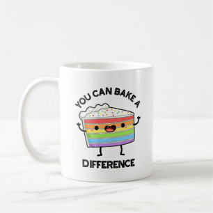 Taza De Café Puedes Hacer Una Diferencia Divertida Pun De Paste