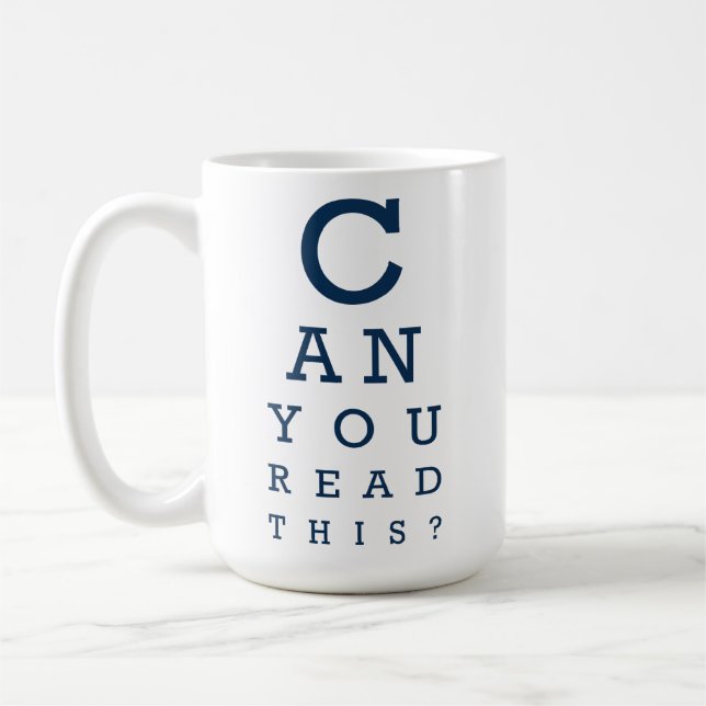 Taza De Café ¿Puedes leer esto? (Izquierda)