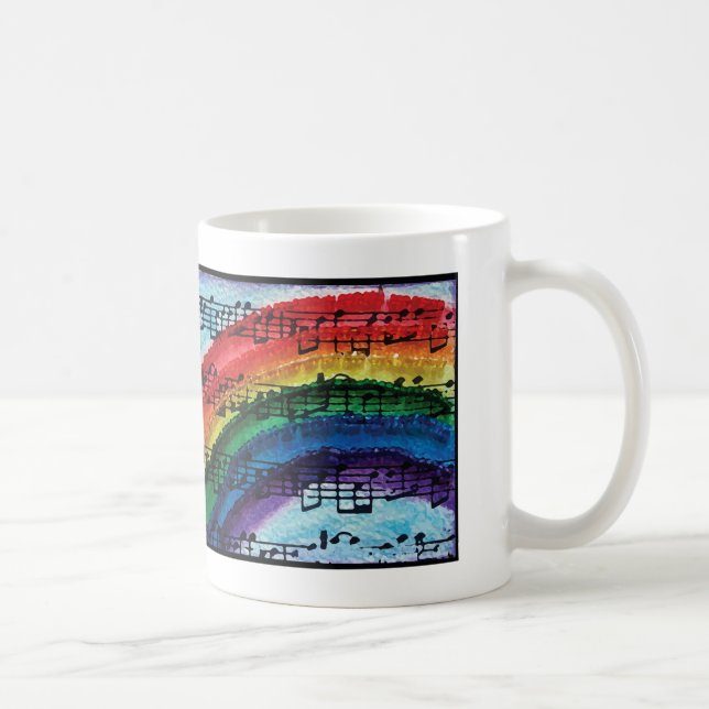 Taza De Café Puedo cantar un arco iris (Derecha)