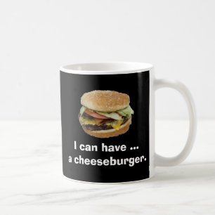 Taza De Café Puedo comer un cheeseburger