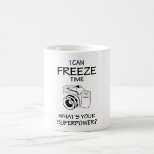 Taza De Café Puedo congelar el tiempo, ¿cuál es tu regalo de 