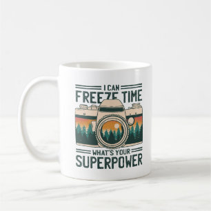 TAZA DE CAFÉ PUEDO CONGELAR TIEMPO CUÁL ES TU SUPERPOTENCIA