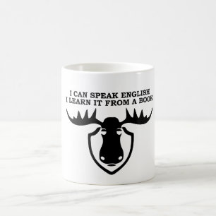 Taza De Café Puedo hablar inglés - lo aprendo de un libro