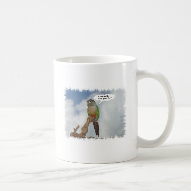 Taza De Café Puedo hablar, ¿puedes volar? (Derecha)