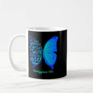 Taza De Café Puedo Hacer Cosas A Través De Cristo Que Fortalece