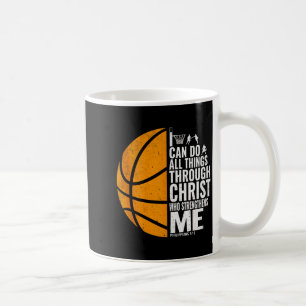 Taza De Café Puedo hacer todas las cosas a través de Cristo Taz