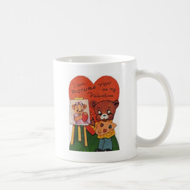 Taza De Café Puedo Imaginarte Como Mi San Valentín (Derecha)