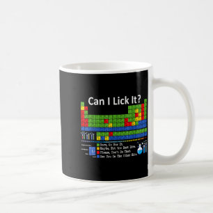 Taza De Café ¿Puedo Lamerlo Tabla Periódica de los Elementos Pr