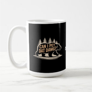 Taza De Café ¿Puedo Mascota Dat Dawg? Meme de la camiseta de Hi