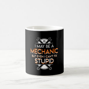 Taza De Café Puedo mecánico pero incluso arreglo del canto