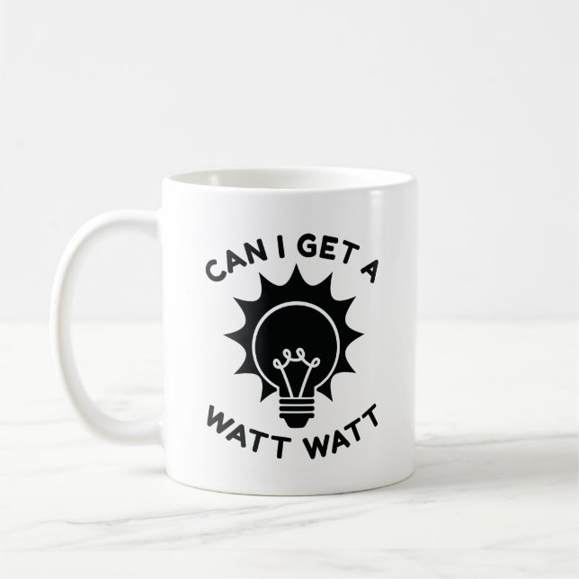 Taza De Café ¿Puedo Obtener Un Watt Watt Watt? (Izquierda)