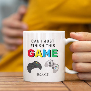 Taza De Café ¿Puedo terminar este juego' Divertido jugador