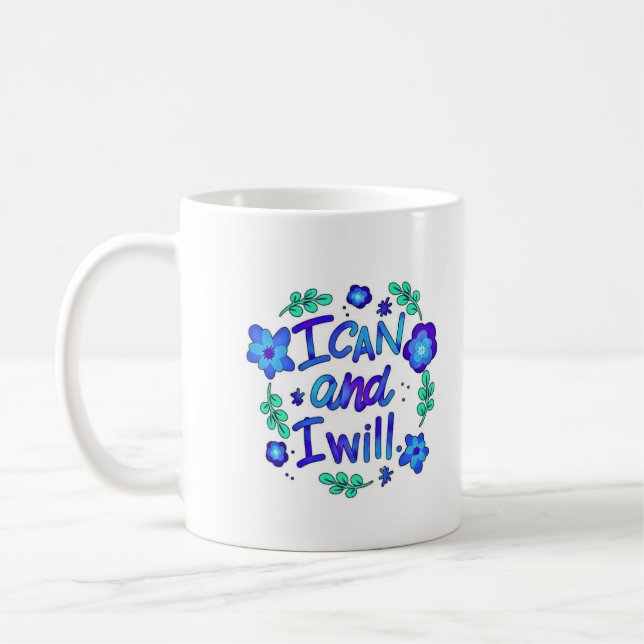 Taza De Café Puedo y voy a buscar - un regalo perfecto para los (Izquierda)