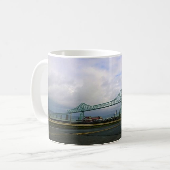 Taza De Café Puente Astoria-Megler, Astoria, Oregón (Anverso izquierdo)
