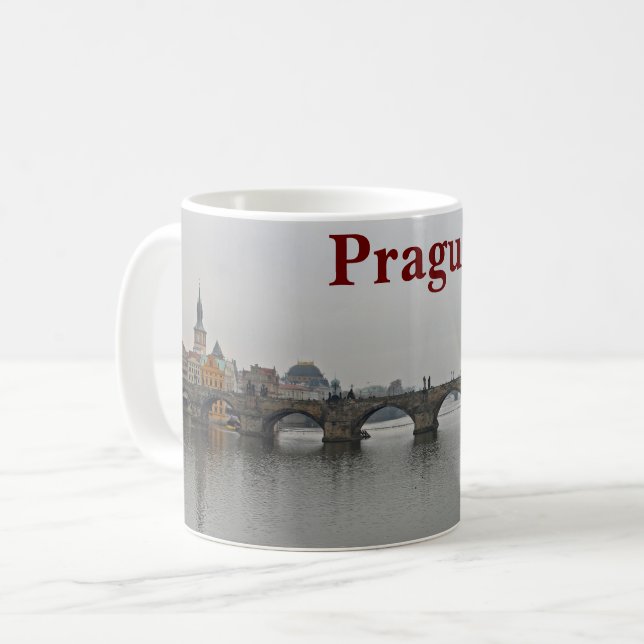 Taza De Café Puente Charles, Praga (Anverso izquierdo)