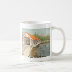 Taza De Café Puente cubierto de Ashuelot