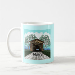 Taza De Café Puente Cubierto de Spring
