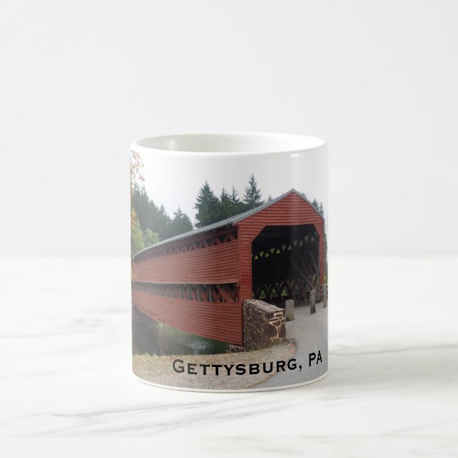 Taza De Café Puente cubierto Sachs cerca de la AP de Gettysburg (Centro)
