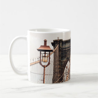 Taza De Café Puente de Brooklyn en New Yorkabstract, estados un