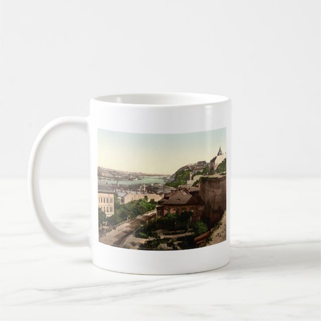 Taza De Café Puente de Francisco Josephs, Budapest, Hungría (Izquierda)