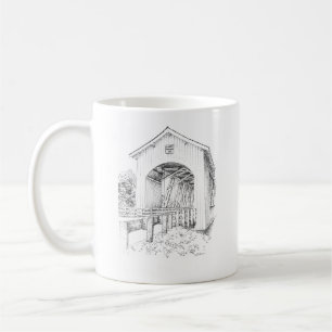 Taza De Café Puente de Gilkey con la leyenda (derecha)