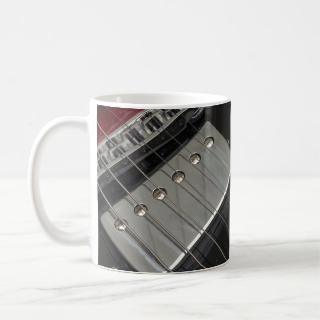 Taza De Café Puente de la guitarra eléctrica, Strings Mug (Izquierda)