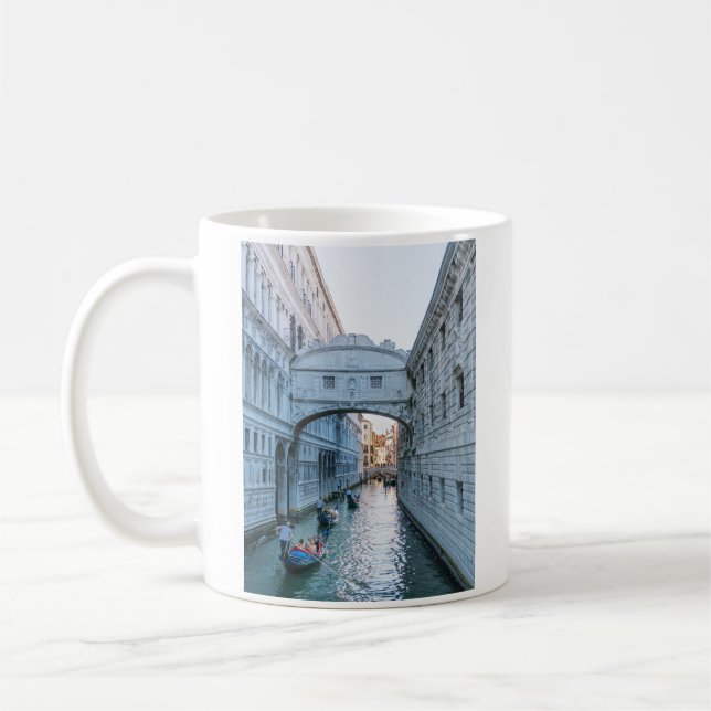 Taza De Café Puente de Sighs Venecia Italia (Izquierda)