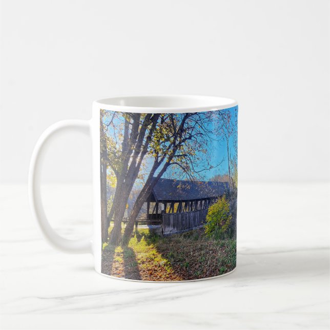 Taza De Café Puente del parque de Nuevo Hampshire (Izquierda)