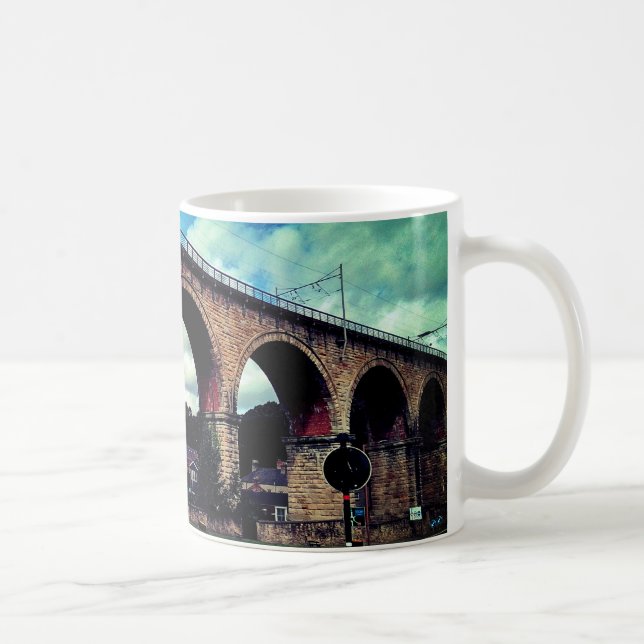 Taza De Café Puente del tren de Durham (Derecha)