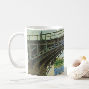 Taza De Café Puente en Argenteuil por Gustave Caillebotte