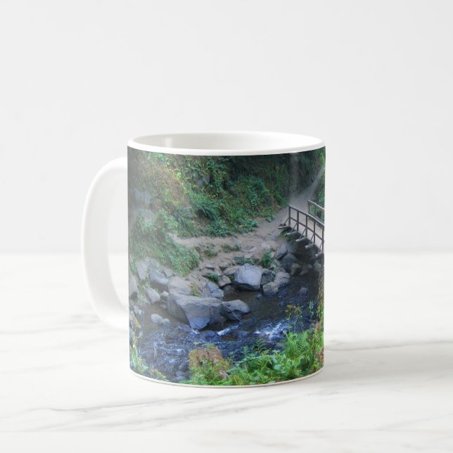 Taza De Café Puente en las cataratas de Latourell, Oregón (Anverso izquierdo)