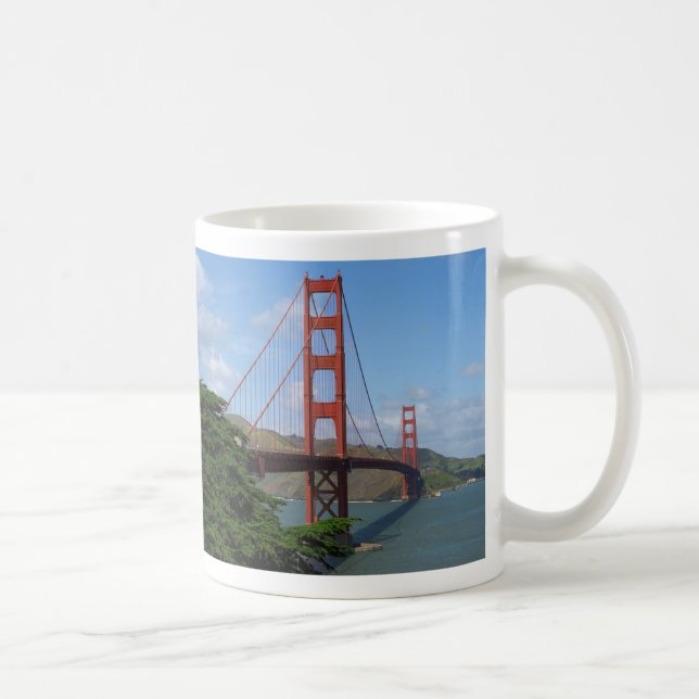 Taza De Café Puente Golden Gate (Derecha)