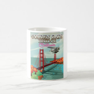 Taza De Café Puente Golden Gate California dibujo animado de vi